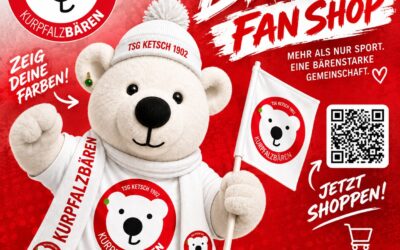 Im Fan Shop für’s Spiel am 10. Oktober eindecken