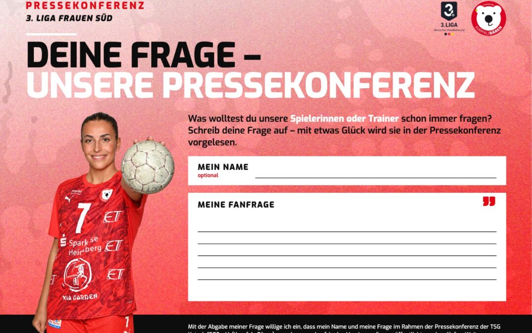 Neu: Fanfragen für Pressekonferenz
